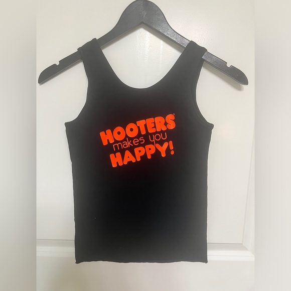 Authentic Hooters black tank top size S - Picture 2 of 6